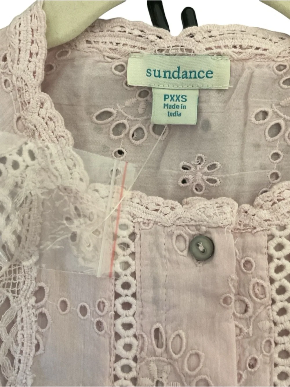 NWOT Sundance Mirabelle Eyelet Blouse – Lavender Size XXSP Cottagecore Size XXSP - Picture 6 of 6